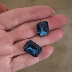 Blue Gemstone Earrings